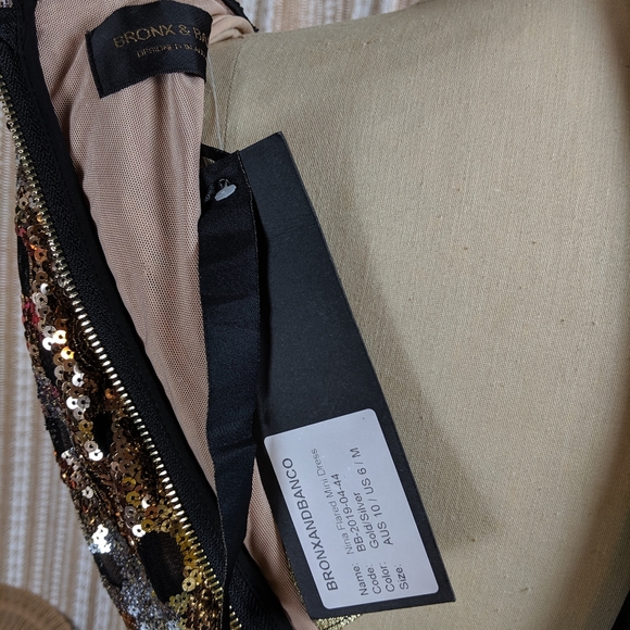 Bronx and Banco Nina Sequin Fit & Flare Dress - Picture 7 of 7